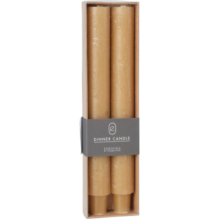 Ljus 2-pack Ockragula 3x25 cm