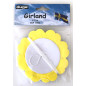 Girlang blå/gul 2-pack 2,5 meter Girlang blå/gul 2-pack 2,5 meter