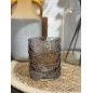 Ljushållare Taupe Glas 10 cm Ljushållare Taupe Glas 10 cm