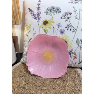 Skål Fat Blomma Glas 21 cm