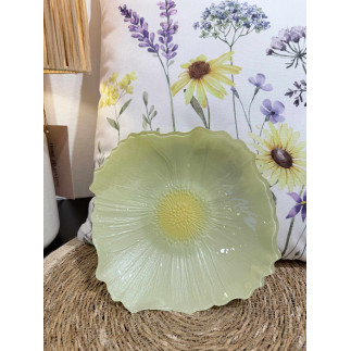 Skål Fat Blomma Glas 21 cm