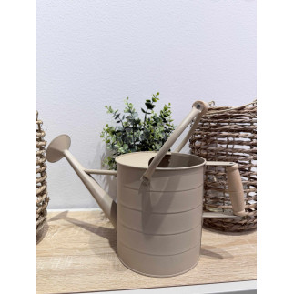 Vattenkanna Beige Metall 18 cm