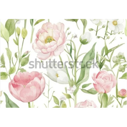 Underlägg Kork Blommor 43x30 cm 4-pack