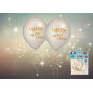 Ballong Hurra Vit Pearl 6-pack Latex