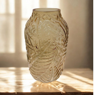 Vas Grön Glas 21 cm