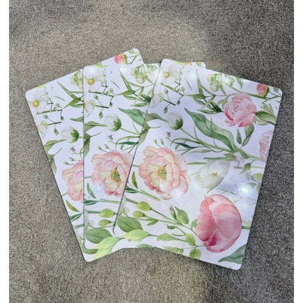 Underlägg Kork Blommor 43x30 cm 4-pack