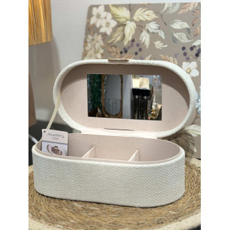 Smyckeskrin Textil Beige 25 cm