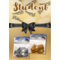 Ballonger Student Guld/Silver 8-pack
