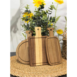 Skärbräda Servering Acacia 19 cm