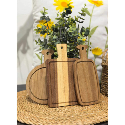 Skärbräda Servering Acacia 19 cm