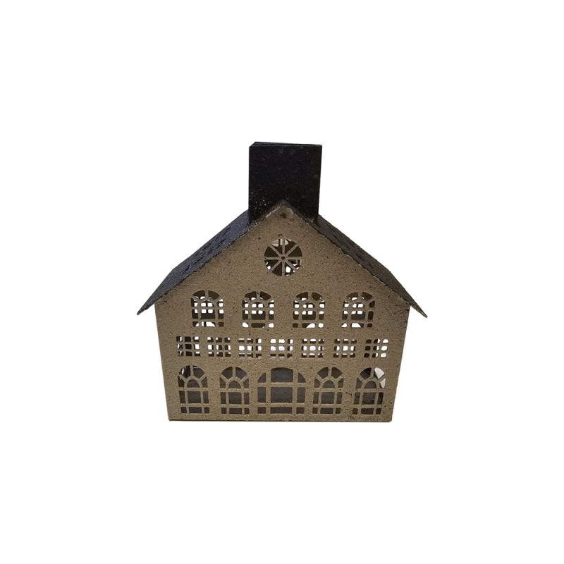Lykta Hus Gråbeige 20 cm Lykta Hus Gråbeige 20 cm