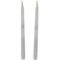 Ljus 2-pack LED Vita 27 cm
