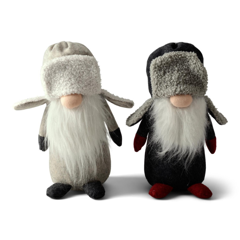 Tomte Textil Ljusgrå 25 cm
