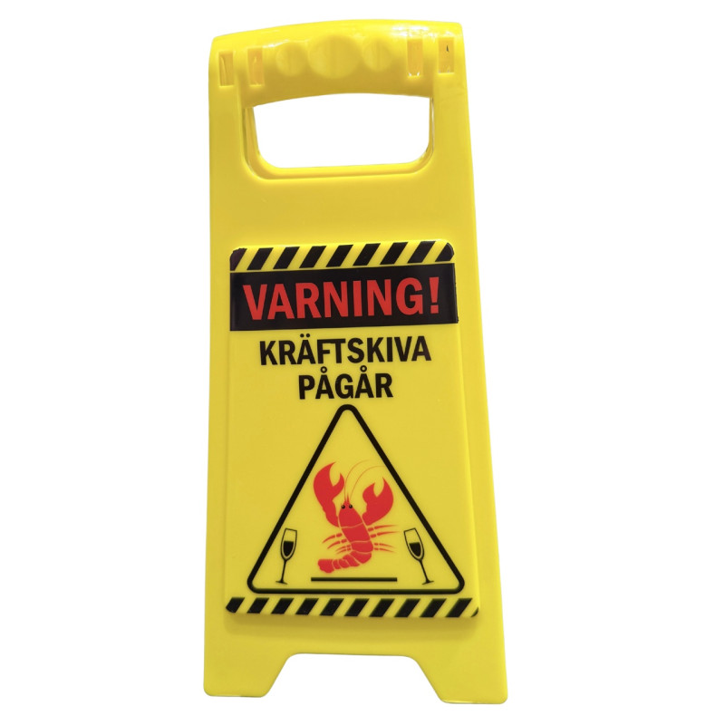 Skylt Kräftskiva Bord 12x25 cm Skylt Kräftskiva Bord 12x25 cm