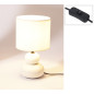 Bordslampa Lampa Klot Offwhite Keramik 29 cm Bordslampa Lampa Klot Offwhite Keramik 29 cm