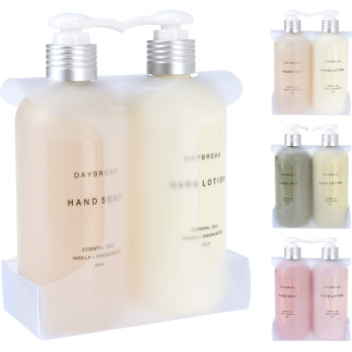 Handtvål & Handlotion Set Peoni Bergamot Rosalila 360 ml