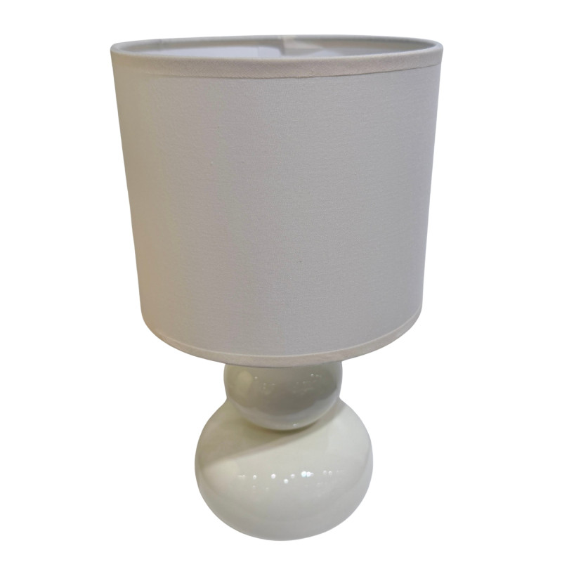 Bordslampa Lampa Klot Offwhite Keramik 29 cm Bordslampa Lampa Klot Offwhite Keramik 29 cm