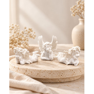 Ängel Byst Vit 13 cm
