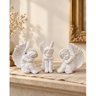 Ängel Vit 10 cm
