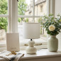 Bordslampa Lampa Klot Offwhite Keramik 29 cm Bordslampa Lampa Klot Offwhite Keramik 29 cm