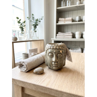 Aromalampa Buddha Grå Keramik 7,5 cm