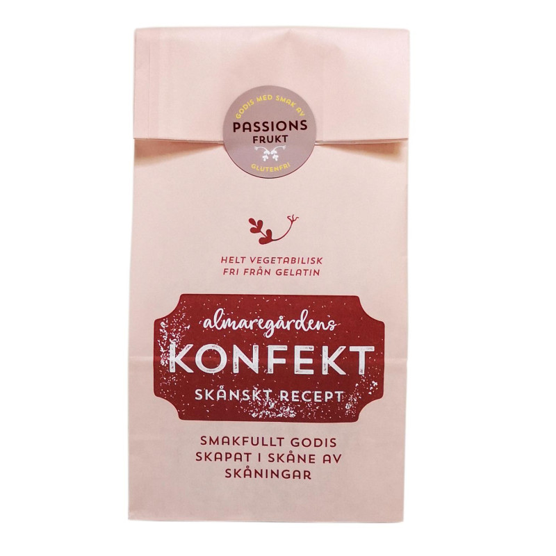 Passionsfruktskonfekt 150 gram