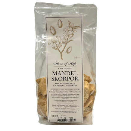 Mandelskorpor 220g