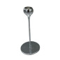 Ljusstake Metall Silver Droppe 18 cm Ljusstake Metall Silver Droppe 18 cm