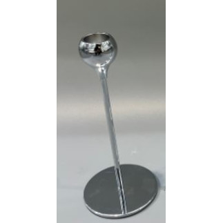 Ljusstake Metall Silver Droppe 18 cm