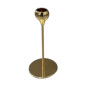 Ljusstake Metall Guld Droppe 18 cm Ljusstake Metall Guld Droppe 18 cm