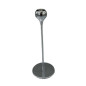 Ljusstake Metall Silver Droppe 22 cm