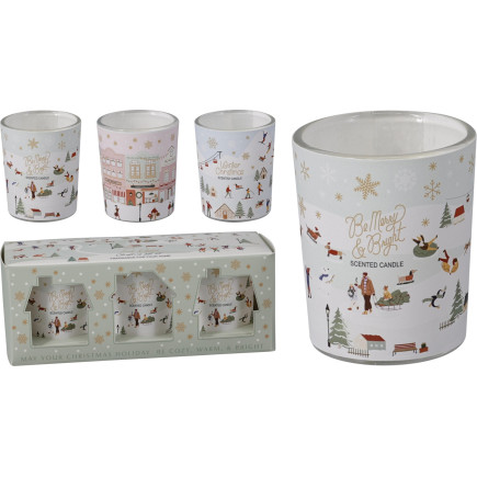 Doftljus Jul 3-pack