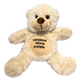 Nalle Världens bästa kompis Beige 20 cm