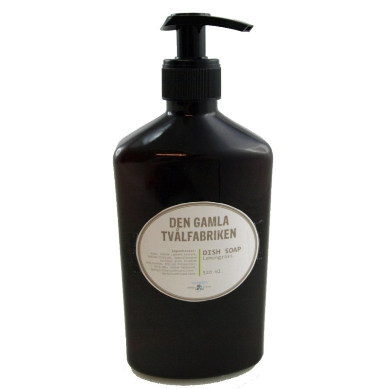 Diskmedel med pump citrongräs 520ml Diskmedel med pump citrongräs 520ml