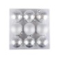 Julgranskulor Silver små 9-pack