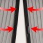 Insektsnät dörr 100x220 insektsskydd vitt magnet myggnät