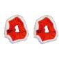 Hårband Snodd Jul röd/vit 2-pack