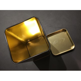 Teburk svart/guld plåt Teburk svart/guld plåt