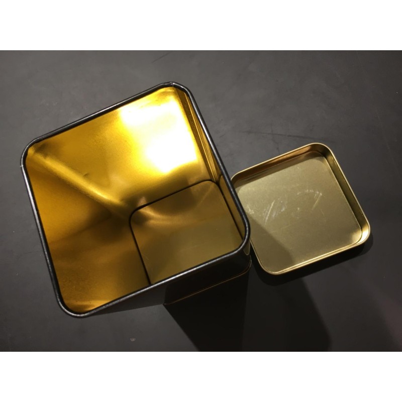 Teburk svart/guld plåt Teburk svart/guld plåt