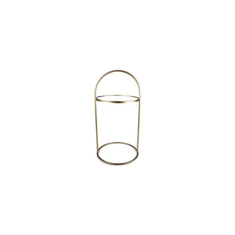 Bord glas/metall  Guld H71 cm