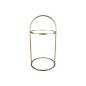 Bord glas/metall  Guld H71 cm