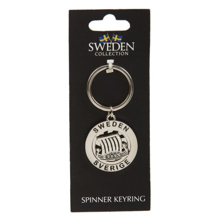 Nyckelring Souvenir Spinner Vikingskepp