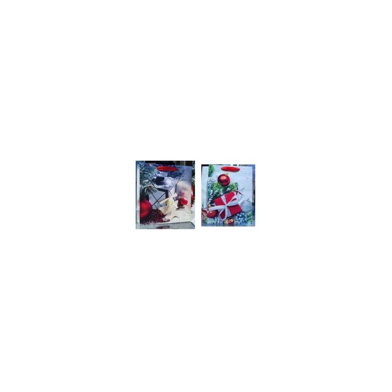 Presentpåse Vinter 2-pack 18x23 cm Presentpåse Vinter 2-pack 18x23 cm