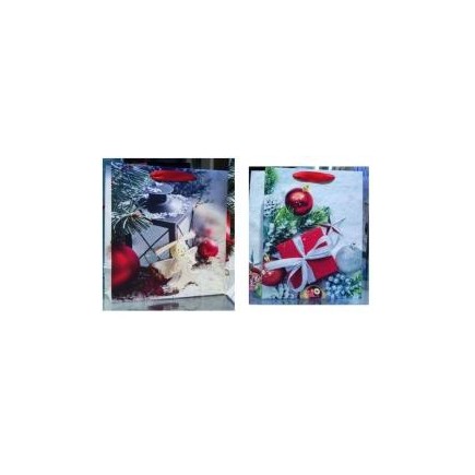 Presentpåse Vinter 2-pack 18x23 cm