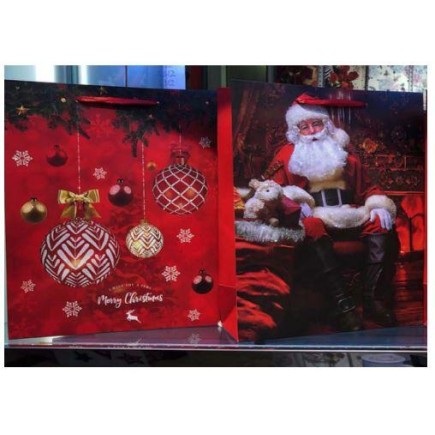 Presentpåse Jul 2-pack 18x23 cm