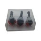 Domherre 3-pack 7 cm