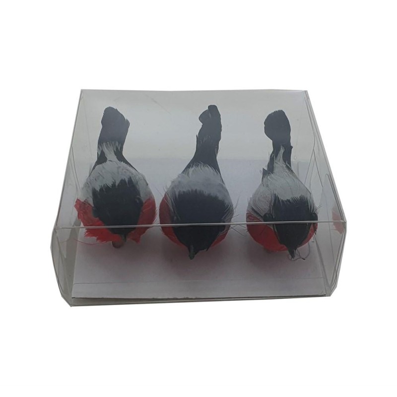 Domherre 3-pack 7 cm Domherre 3-pack 7 cm
