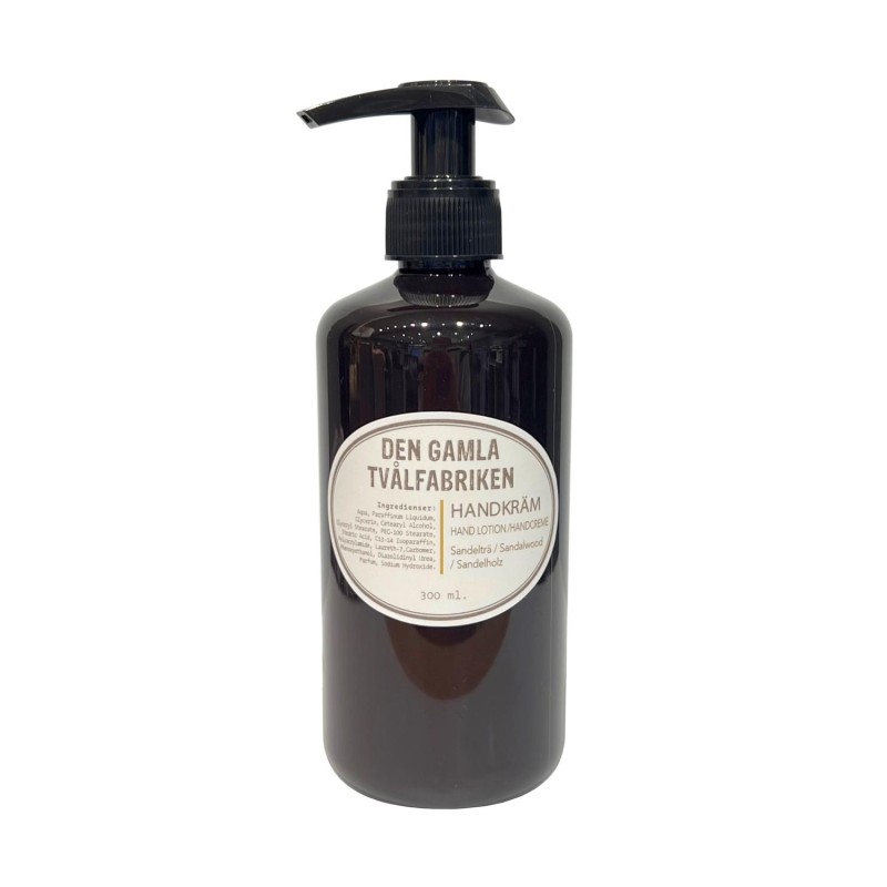 Lotion hand med pump Sandelträ 300 ml Lotion hand med pump Sandelträ 300 ml