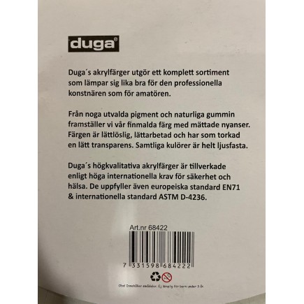 Målarset Färg Akryl 24x12 ml