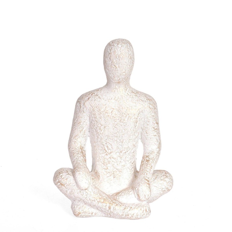 Figur Meditation Beige 28 cm Figur Meditation Beige 28 cm